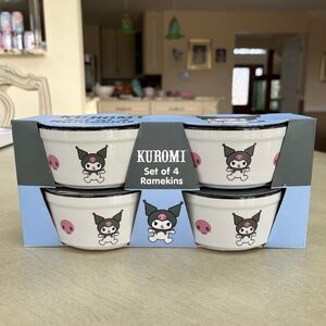 Kuromi 4 Ramekins